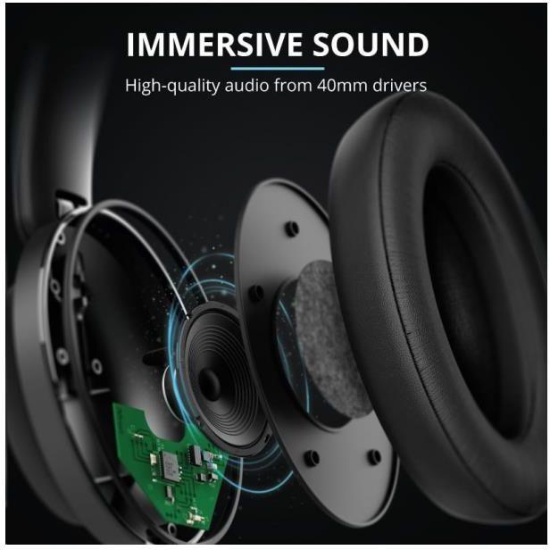 Image of Trust Eaze Wireless Headphones