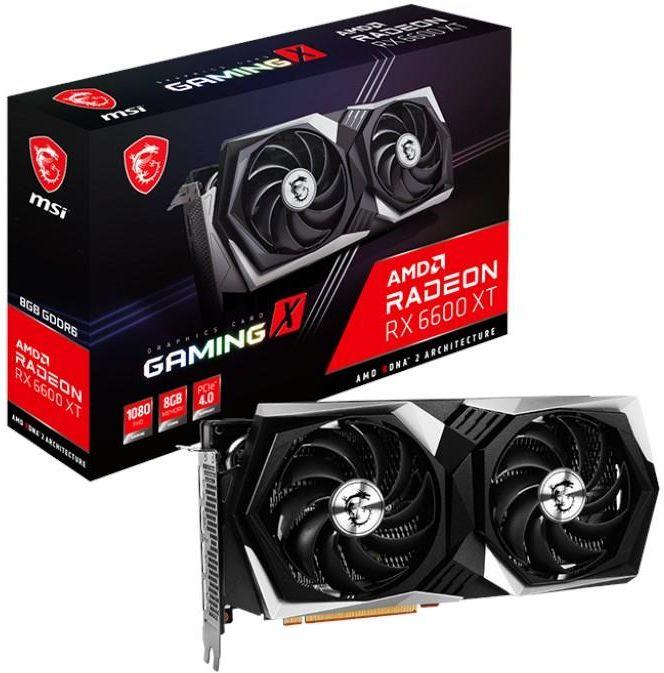Image of msi radeon rx 6600 xt gaming x 8gb gddr6