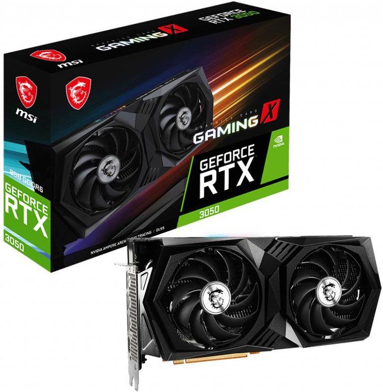 Image of msi geforce rtx 3050 gaming x 8g ggdr6
