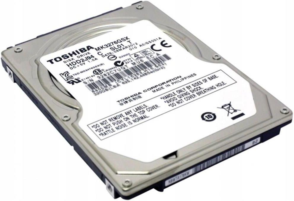 Image of Toshiba 320GB MK3276GSX