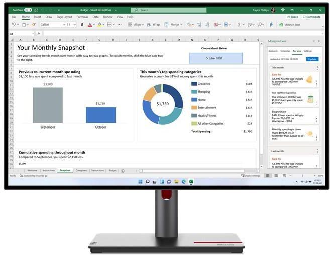 Image of Lenovo 27" ThinkVision P27h-30
