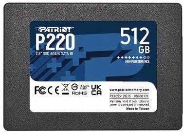 Image of Patriot P220 512GB 2,5" SATA