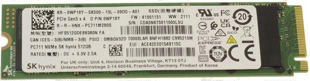 Image of Sk Hynix Pc711 512Gb M.2