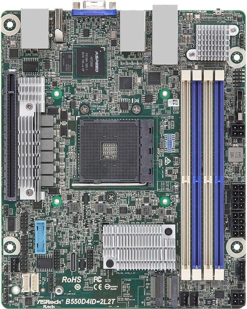 Image of Karta sieciowa Asrock B550D4ID2L2T