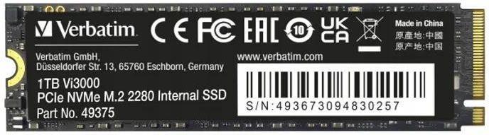 Image of Verbatim Vi3000 1TB M.2