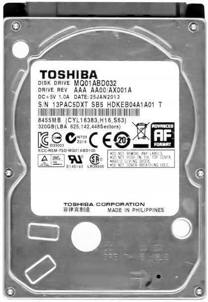 Image of Toshiba 320GB MQ01ABD032
