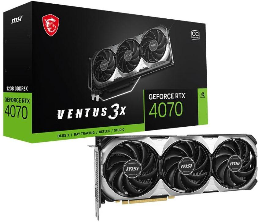 Image of Msi  Rtx4070 Ventus 3X 12Gb E-Oc