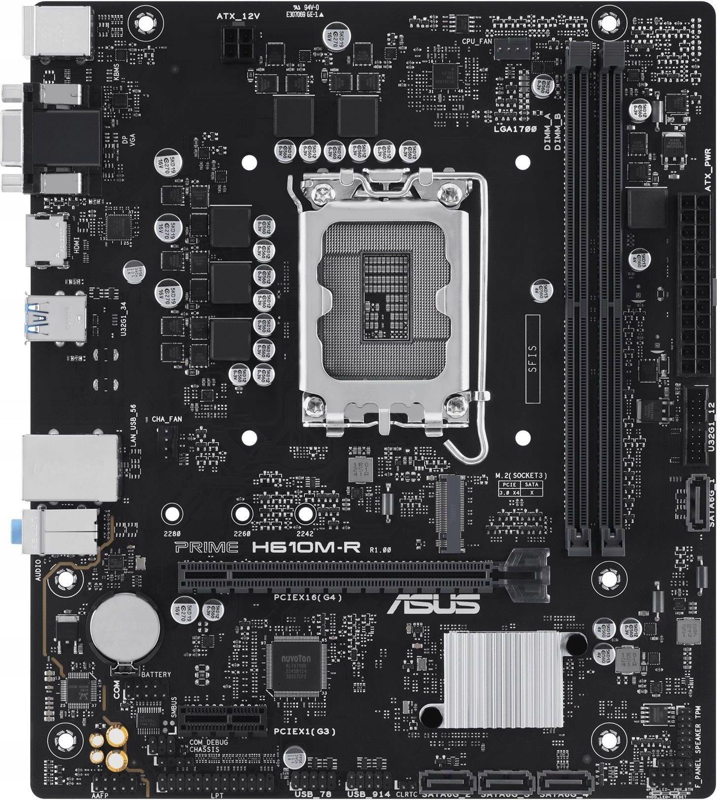 Image of asus prime h610m-r-si