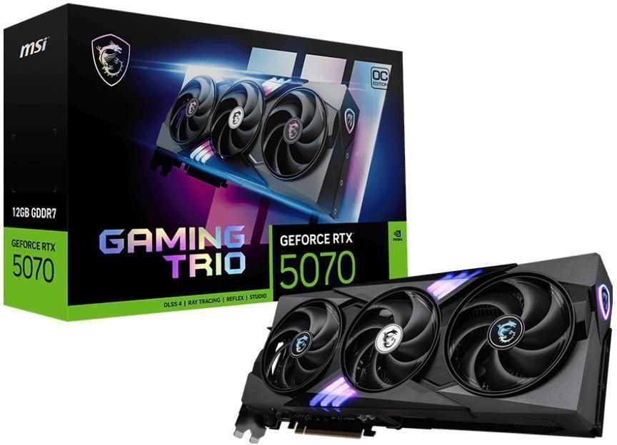 Image of MSI GeForce RTX 5070 12G GAMING TRIO OC