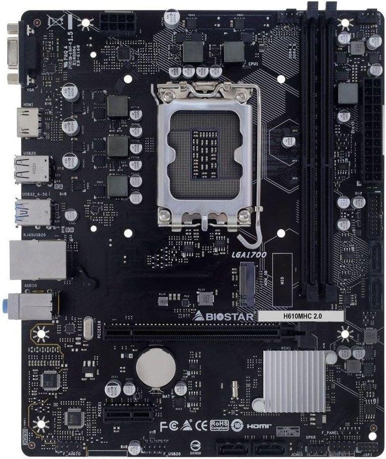 Image of biostar h610mhc 2.0