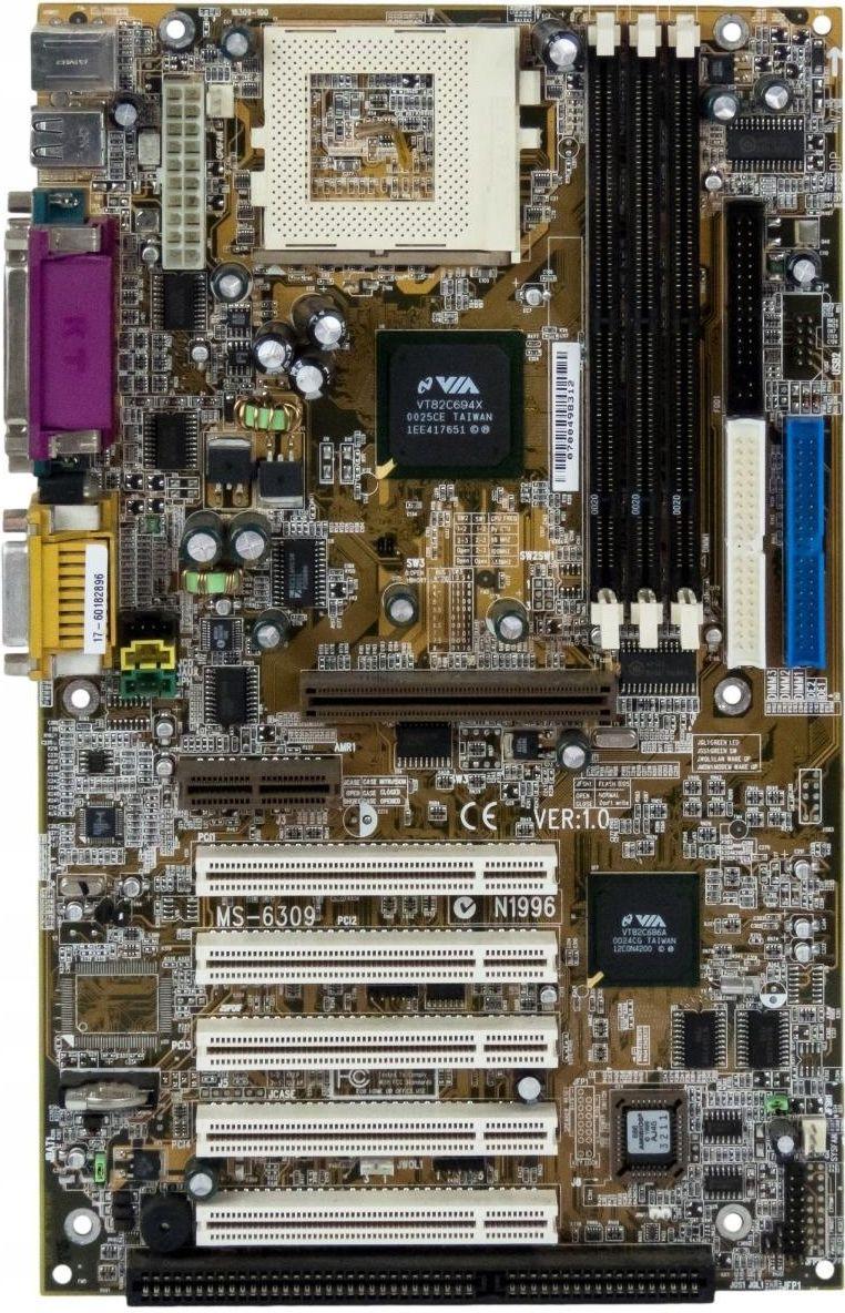 Image of Msi MS-6309 Socket 370 Sdram Atx