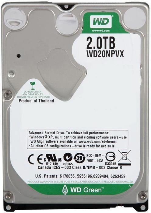 Image of WD Green 2TB 2,5"