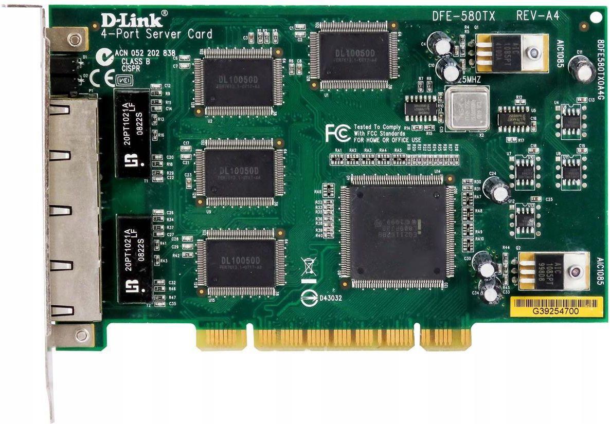 Image of Karta sieciowa D-Link DFE-580TX