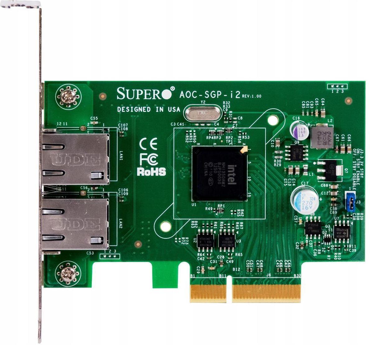 Image of Karta sieciowa SuperMicro AOC-SGP-I2