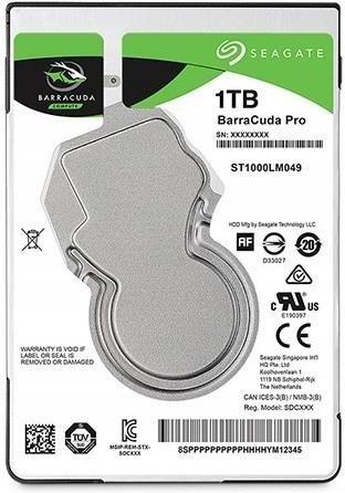Image of Seagate Barracuda Pro 1TB 2,5"