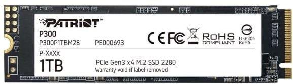 Image of Patriot P300 1TB M.2