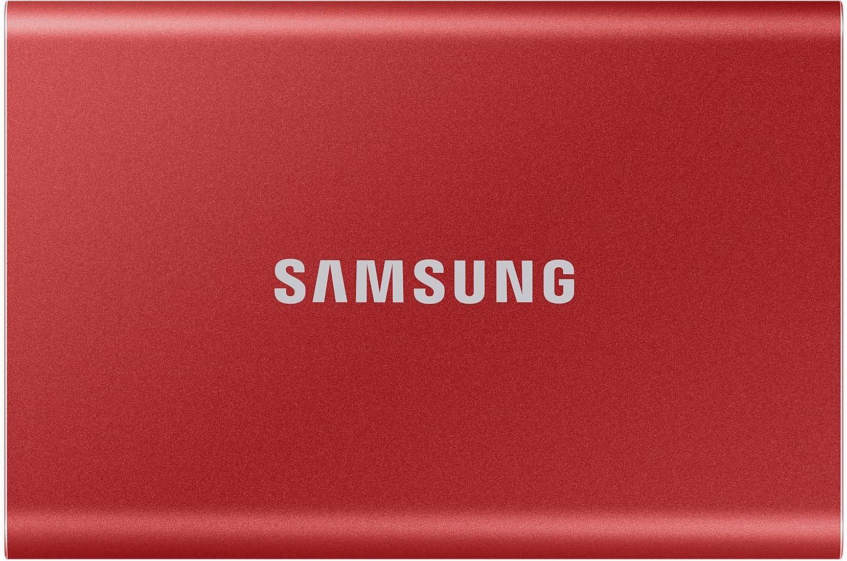 Image of Samsung T7 2TB Czerwony